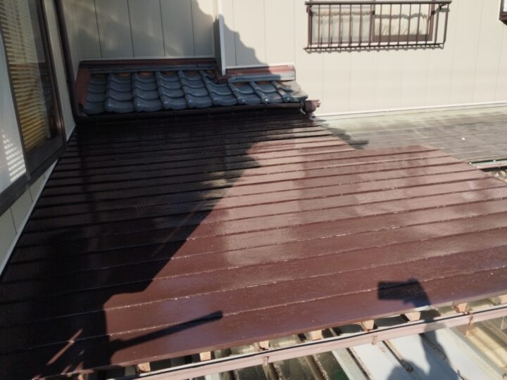 富山市　A様　屋根塗装　遮熱塗料