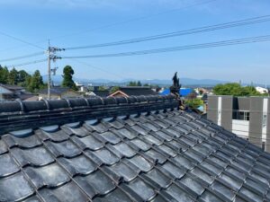 富山市　N様邸　棟瓦積み直し工事